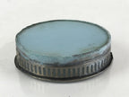 Japanese Metal Glass Fusuma Door Handle Vtg Mountain Scenery Accessory Case JK47