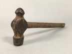 Japanese Metal Hammer Carpentry Vtg Woodworking Tool Iron Wood T166