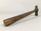 Japanese Metal Hammer Carpentry Vtg Woodworking Tool Iron Wood T166