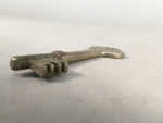 Japanese Metal Key Vtg Showa C1930 Silver Cast Brass JK13