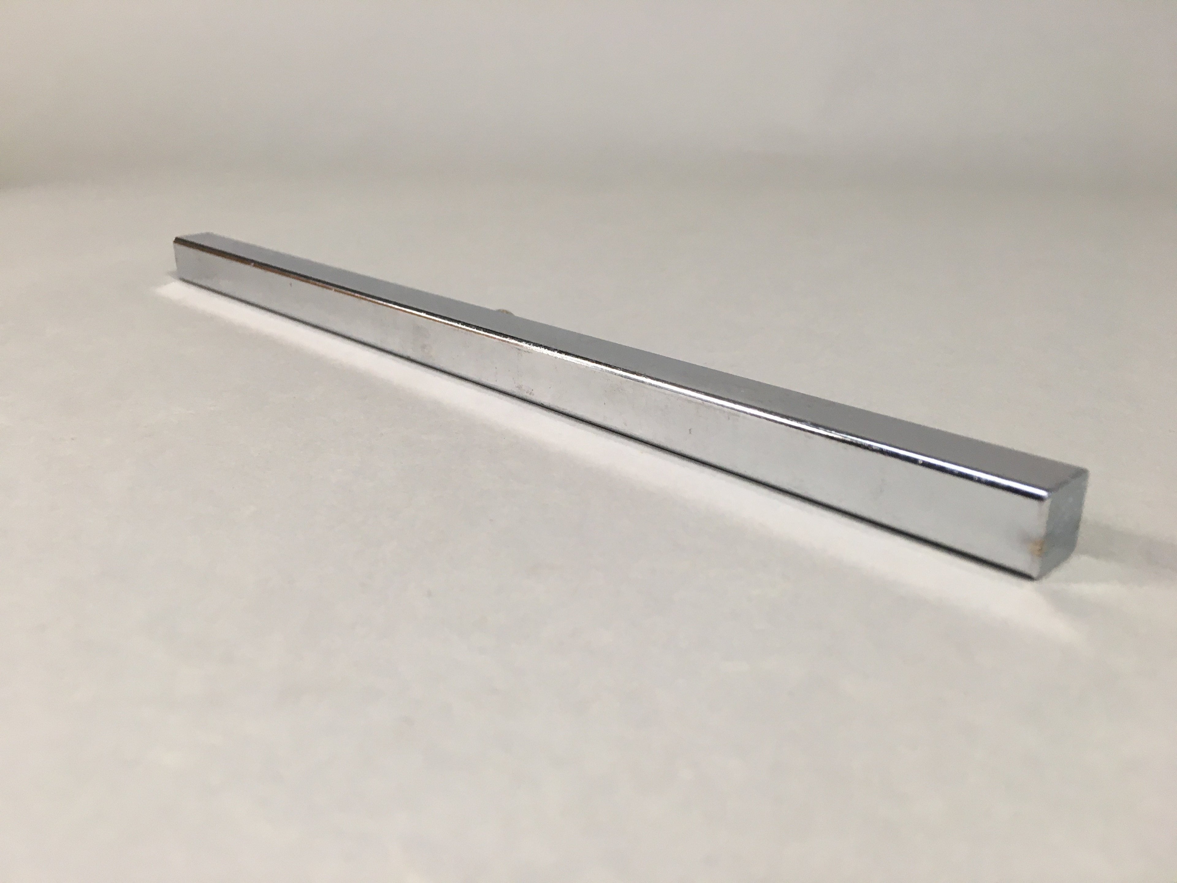 Japanese Metal Paperweight Calligraphy Tool Shodo Shuji Kanji Vtg Silver JK172