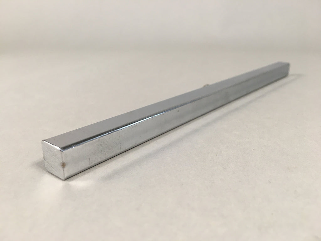 Japanese Metal Paperweight Calligraphy Tool Shodo Shuji Kanji Vtg Silver JK172
