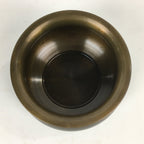 Japanese Metal Wastewater Receptacle Tea Ceremony Basin Bowl Vtg Kensui TG160