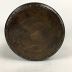 Japanese Metal Water Jug Suichu Mizutsugi Vtg Kettle Tea Ceremony Brown TG152