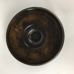 Japanese Metal Water Jug Suichu Mizutsugi Vtg Kettle Tea Ceremony Brown TG152