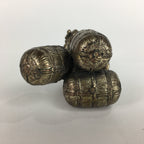 Japanese Metalic Statue Vtg Display 7 Lucky Gods Daikokuten Okimono Gold BD634