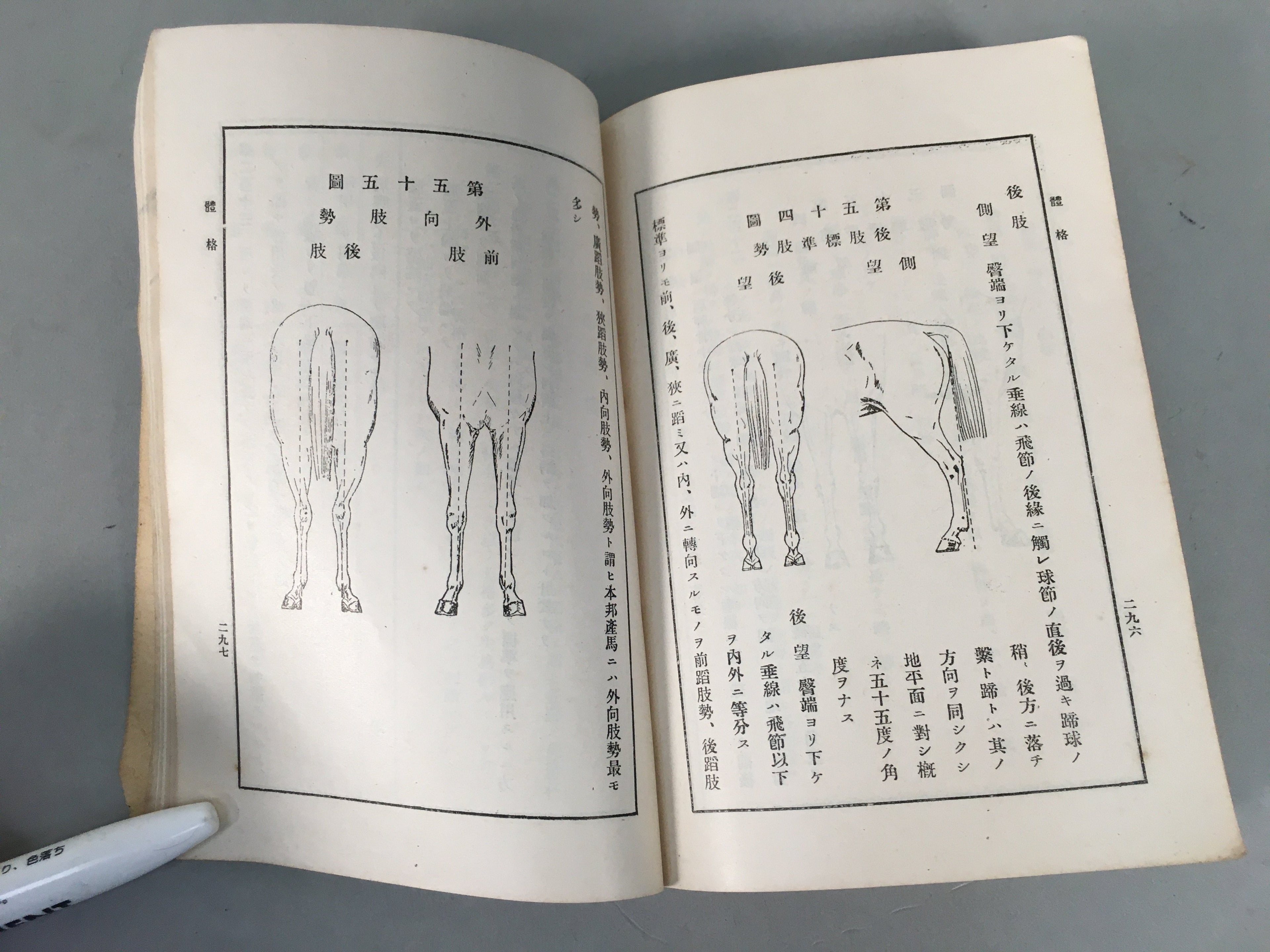 Japanese Military Textbook Vtg Horse Army Censorship Black Book JK145