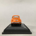Japanese Miniature Car Toy Display Stand Vtg Volkwagen Beatle Orange JK132