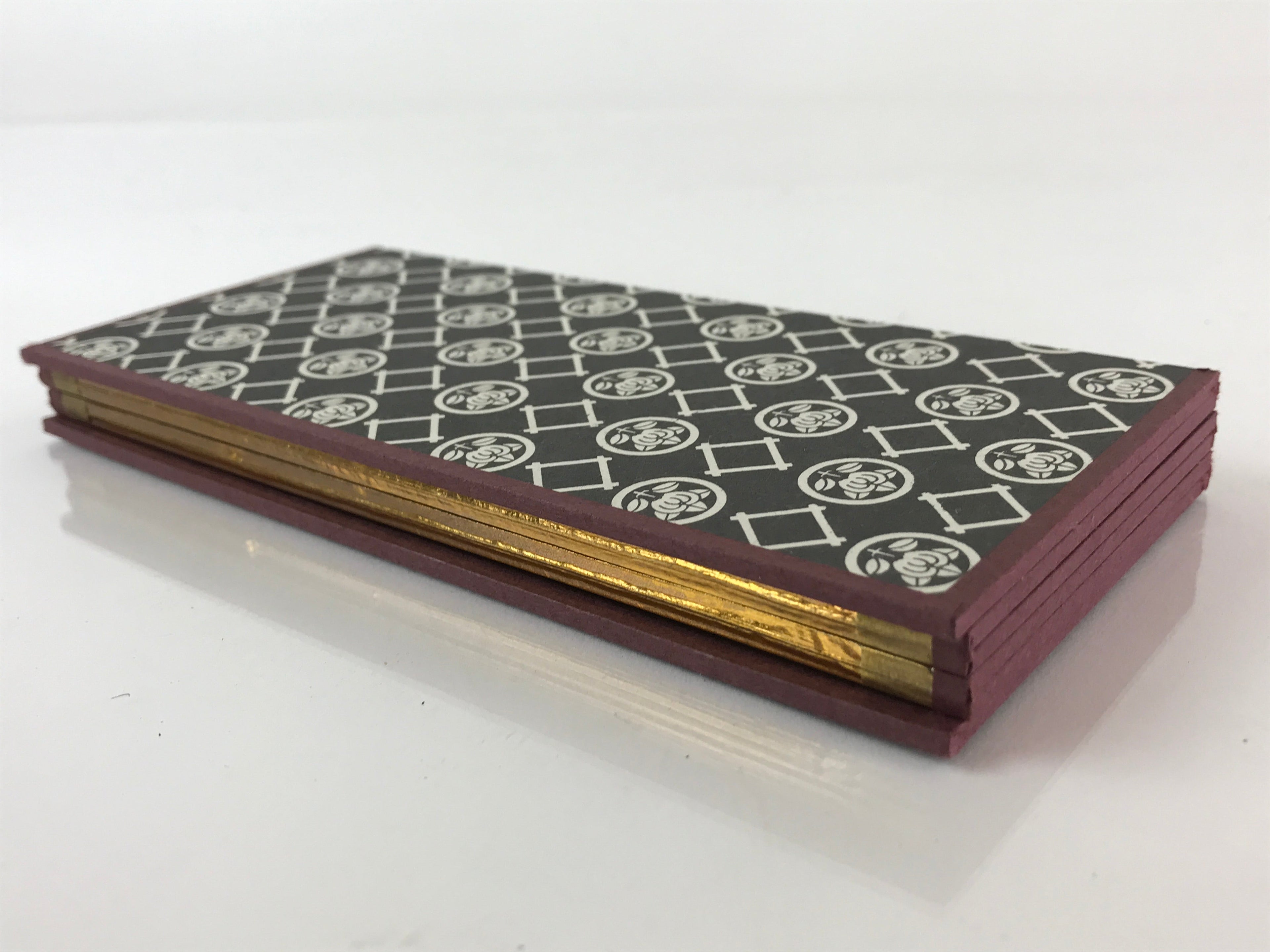 Japanese Miniature Furniture Hikone Byobu Vtg Gold Folding Screen Panel PX633
