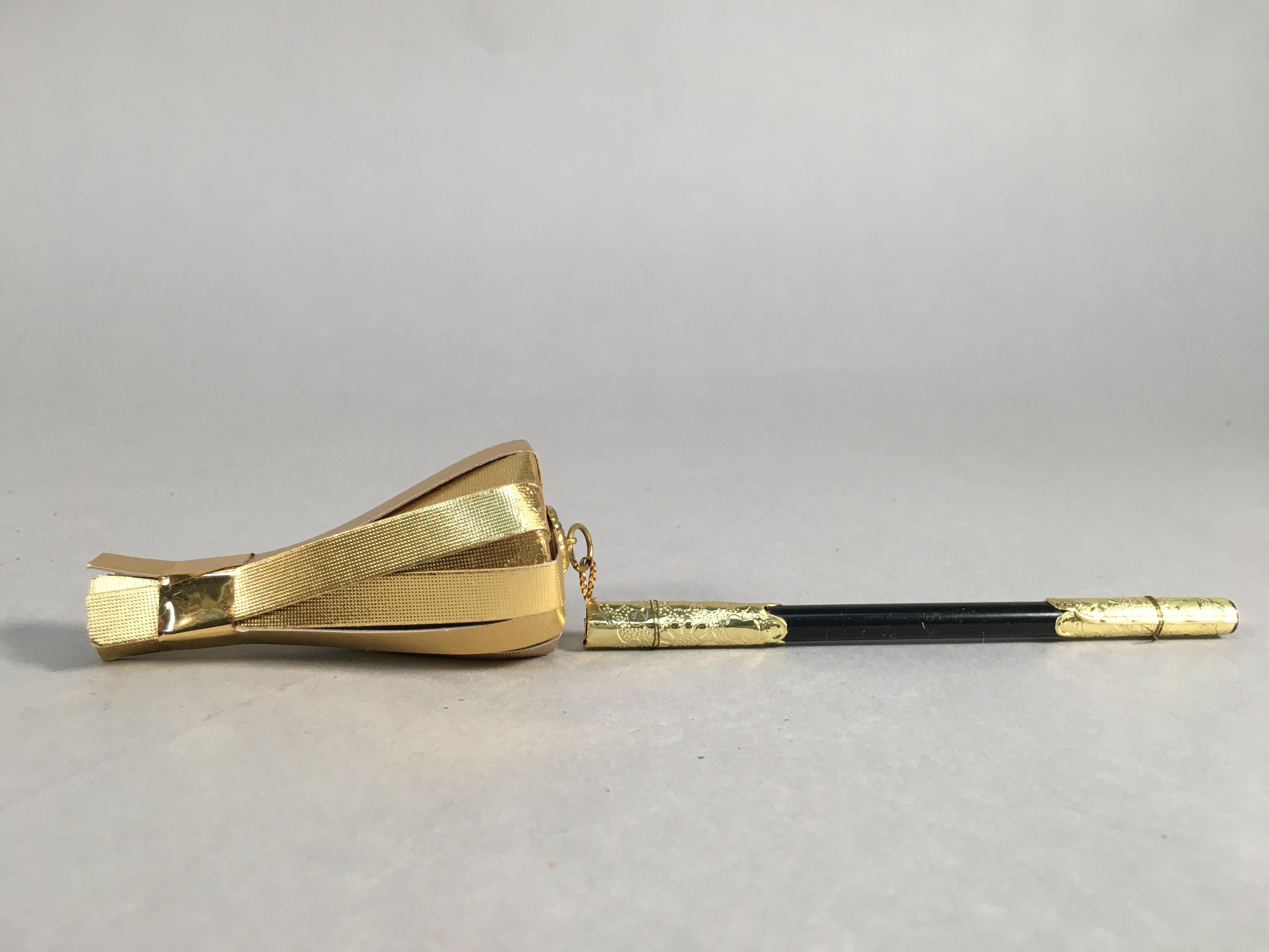 Japanese Miniature Samurai Baton Vtg Saihai Armor Boy's Festival Yoroi ID310