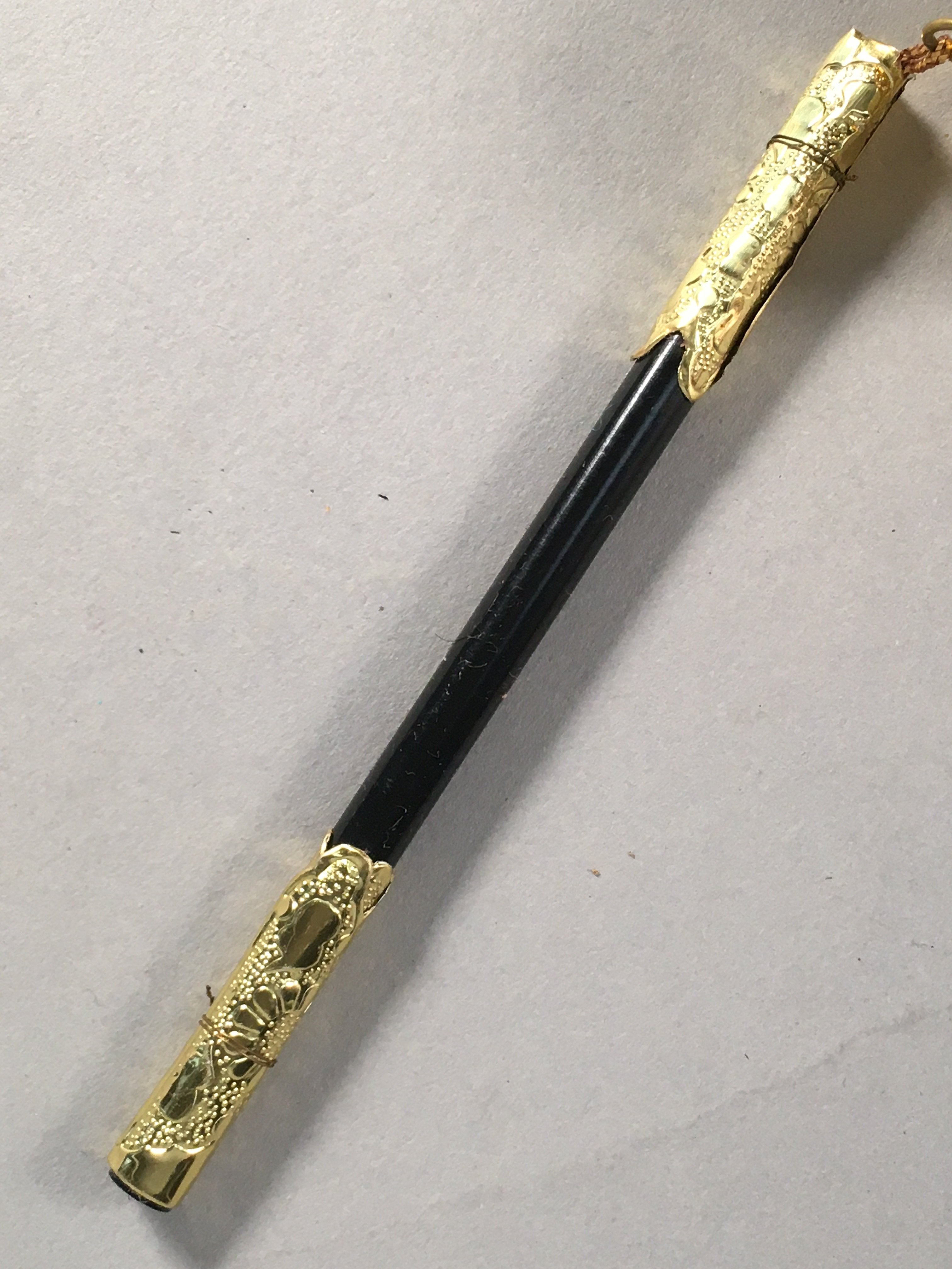 Japanese Miniature Samurai Baton Vtg Saihai Armor Boy's Festival Yoroi ID310