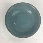Japanese Mino Ware Ceramic Bowl Vtg Pottery Yakimono Whitish Blue Glaze PP684