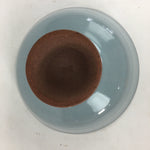 Japanese Mino Ware Ceramic Bowl Vtg Pottery Yakimono Whitish Blue Glaze PP686