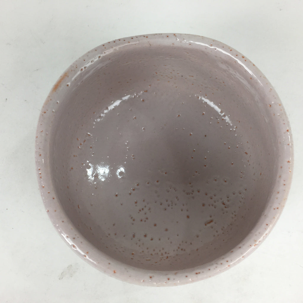Japanese Mino Ware Ceramic Green Tea Bowl Vtg Chawan Boxed Pottery PX600