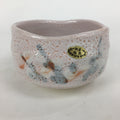 Japanese Mino Ware Ceramic Green Tea Bowl Vtg Chawan Boxed Pottery PX600