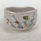 Japanese Mino Ware Ceramic Green Tea Bowl Vtg Chawan Boxed Pottery PX600
