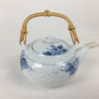 Japanese Mino Ware Cups Teapot Vtg Boxed Porcelain Yunomi Kyusu Sencha PX587