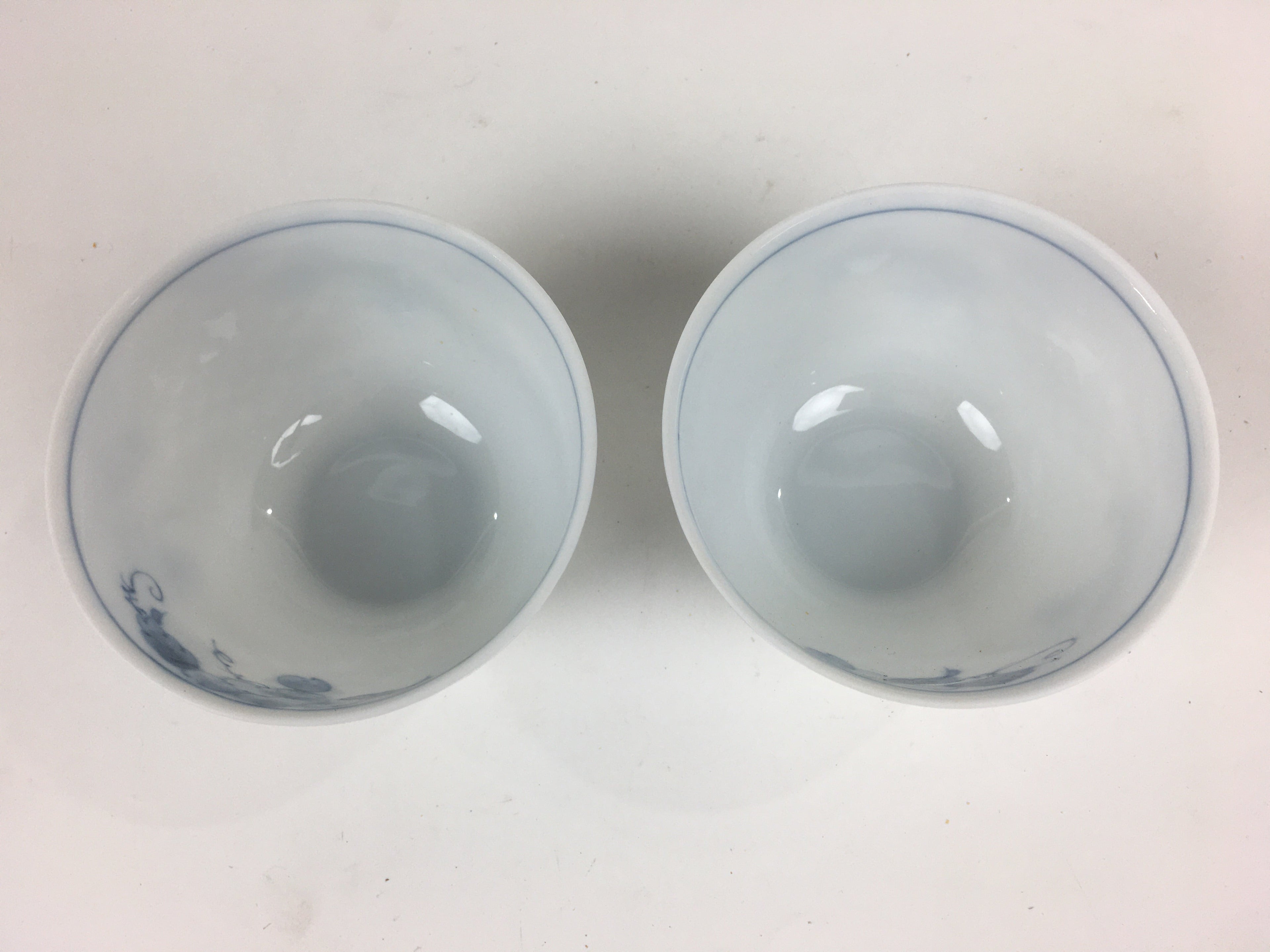 Japanese Mino Ware Cups Teapot Vtg Boxed Porcelain Yunomi Kyusu Sencha PX587