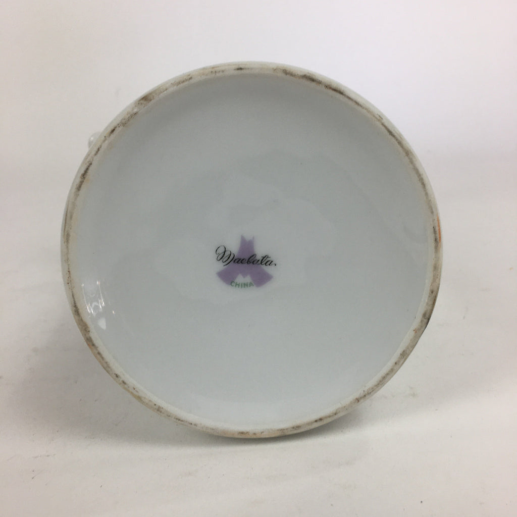 Japanese Mino Ware Porcelain Large Teapot Vtg Maebata China Kyusu PP836