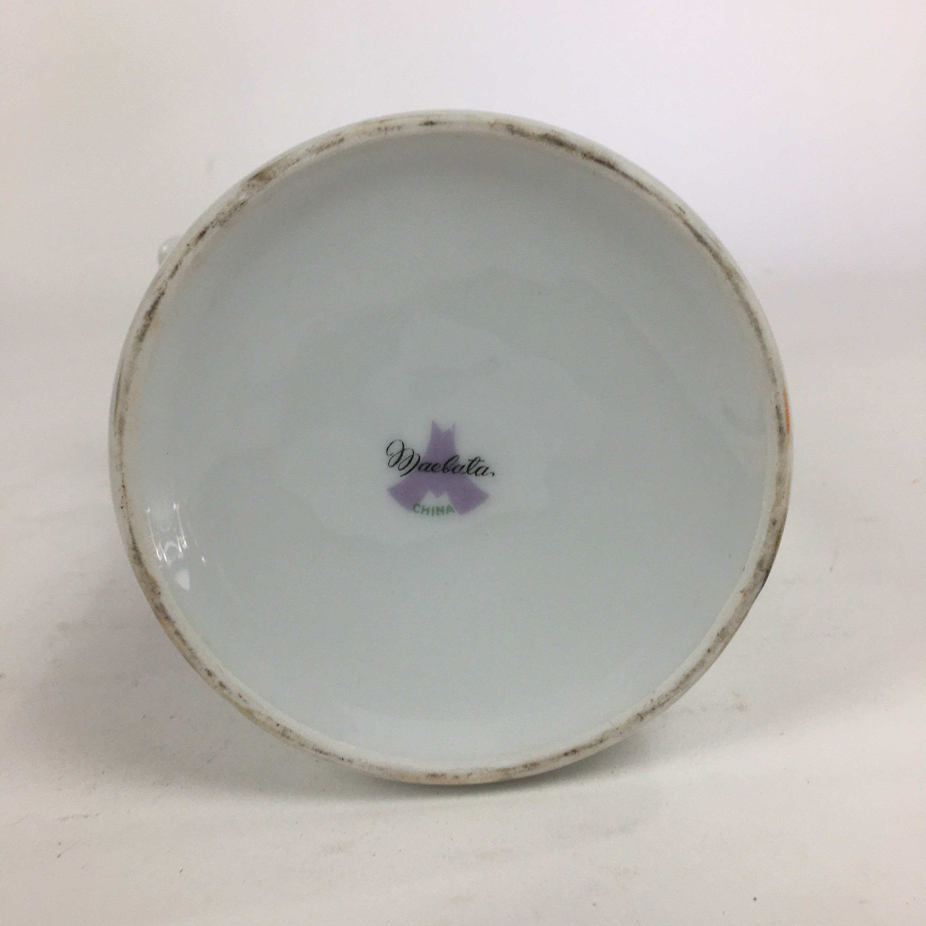 Japanese Mino Ware Porcelain Large Teapot Vtg Maebata China Kyusu PP836