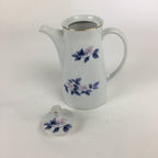Japanese Mino Ware Porcelain Large Teapot Vtg Maebata China Kyusu PP836