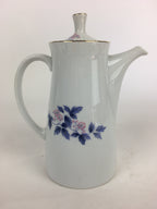 Japanese Mino Ware Porcelain Large Teapot Vtg Maebata China Kyusu PP836