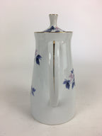 Japanese Mino Ware Porcelain Large Teapot Vtg Maebata China Kyusu PP836