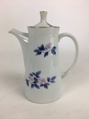 Japanese Mino Ware Porcelain Large Teapot Vtg Maebata China Kyusu PP836
