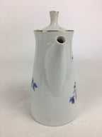 Japanese Mino Ware Porcelain Large Teapot Vtg Maebata China Kyusu PP836