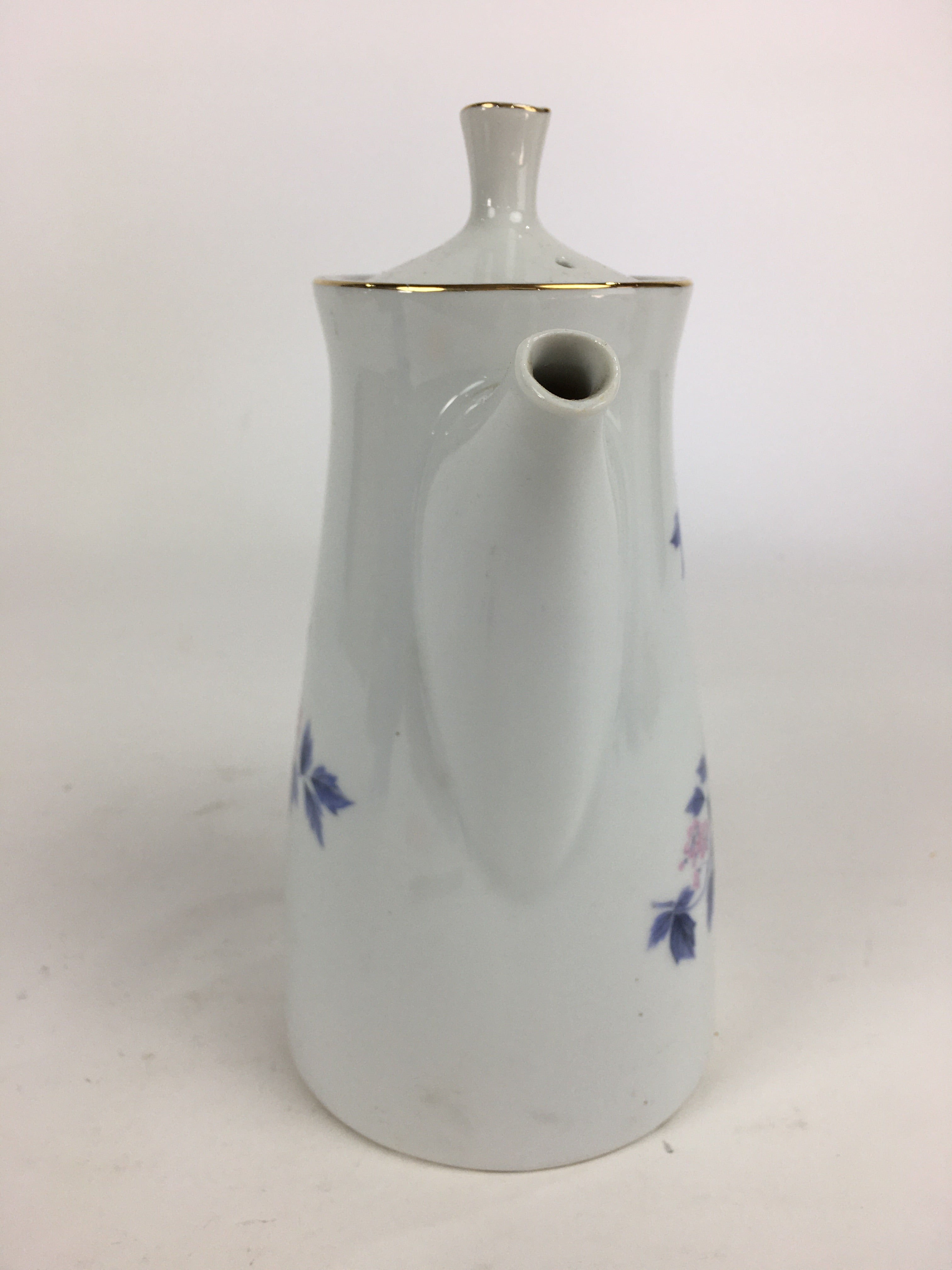 Japanese Mino Ware Porcelain Large Teapot Vtg Maebata China Kyusu PP836