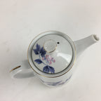 Japanese Mino Ware Porcelain Large Teapot Vtg Maebata China Kyusu PP836