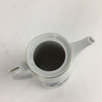 Japanese Mino Ware Porcelain Large Teapot Vtg Maebata China Kyusu PP836