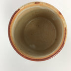Japanese Mino ware Teacup Set 5pc Vtg Box Yunomi Sencha Bancha PX541