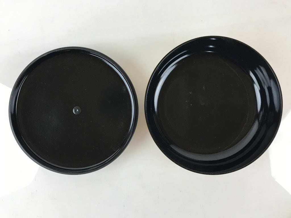 Japanese Modern Lacquerware Lidded Snack Bowl Kashiki Vtg Tea Ceremony PX669