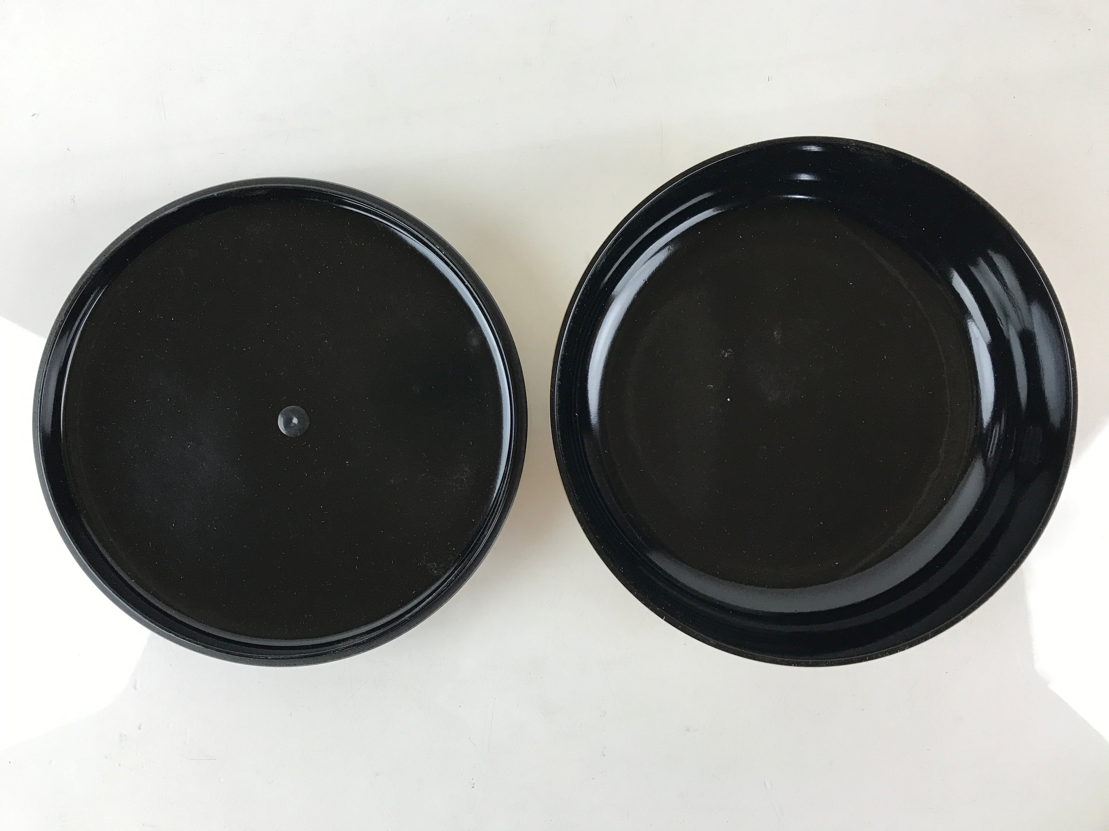 Japanese Modern Lacquerware Lidded Snack Bowl Kashiki Vtg Tea Ceremony PX669