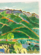 Japanese Mountain Valley Oil Painting Original Signed Yoshihiro Hagino FL180