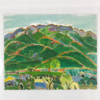 Japanese Mountain Valley Oil Painting Original Signed Yoshihiro Hagino FL180