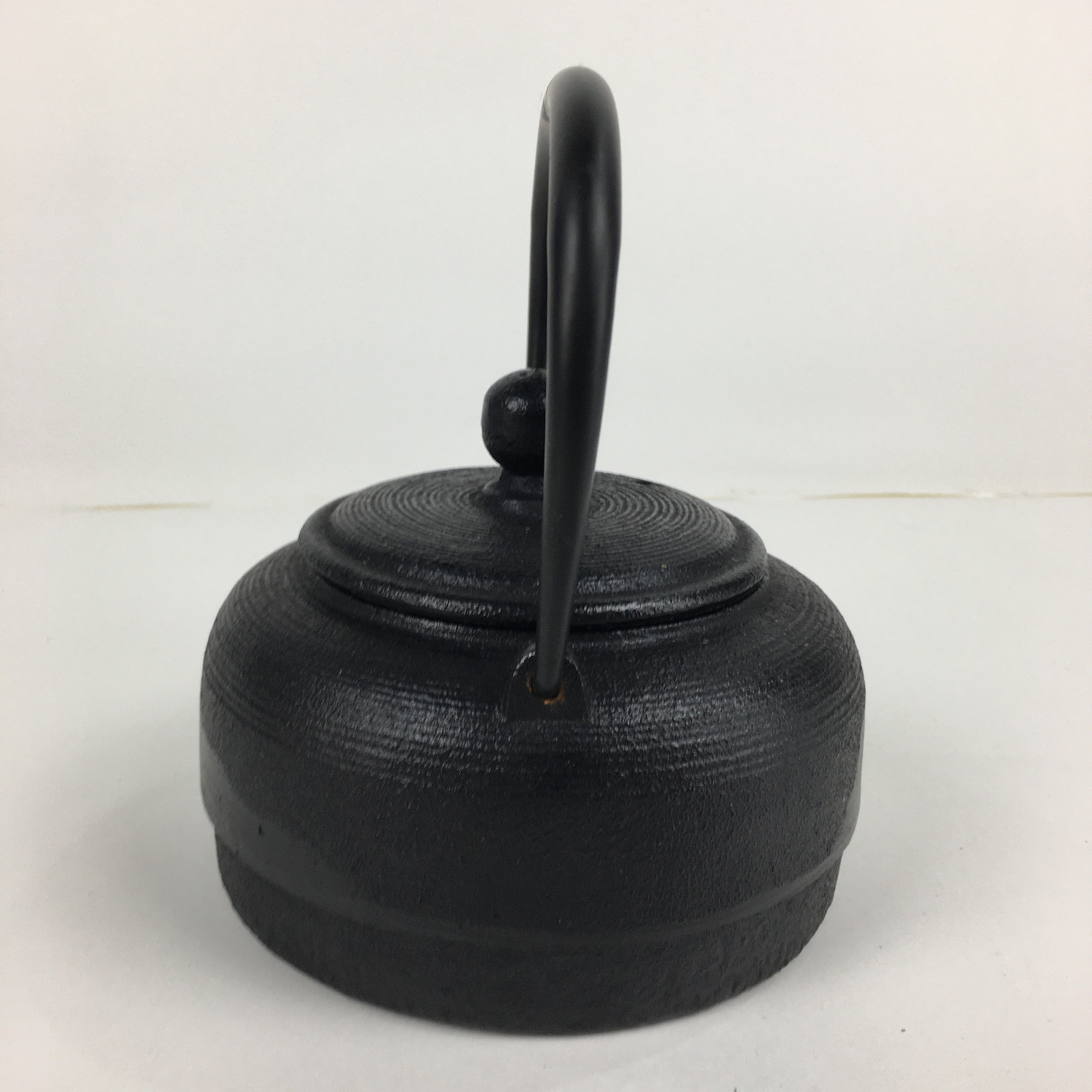 Japanese Nanbu Tekki Cast Iron Teapot Vtg Kyusu Tetsubin Kettle Black 450ml T81
