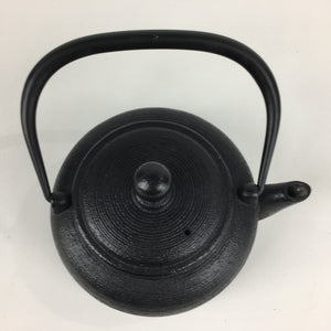 Japanese Nanbu Tekki Cast Iron Teapot Vtg Kyusu Tetsubin Kettle Black 450ml T81