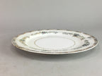 Japanese National China St. Joan Round Porcelain Plate Flower Vtg Japan PT176