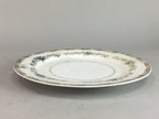 Japanese National China St. Joan Round Porcelain Plate Flower Vtg Japan PT176