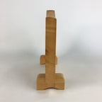 Japanese Natural Wooden Signboard Vtg Display Stand Board Decoration JK223