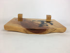 Japanese Natural Wooden Signboard Vtg Display Stand Board Decoration JK223