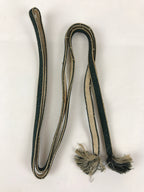 Japanese Obijime Kimono Accessory Silk Kumihimo Kimono Cord Green Brown OJ179