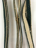 Japanese Obijime Kimono Accessory Silk Kumihimo Kimono Cord Green Brown OJ179