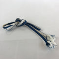 Japanese Obijime Kimono Accessory Silk Kumihimo Vtg Kimono Cord Blue White OJ173