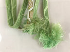 Japanese Obijime Kimono Accessory Silk Kumihimo Vtg Kimono Cord Green Gold OJ177