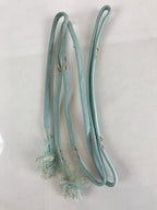Japanese Obijime Kimono Accessory Silk Kumihimo Vtg Kimono Cord Light Blue OJ172