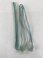 Japanese Obijime Kimono Accessory Silk Kumihimo Vtg Kimono Cord Light Blue OJ172