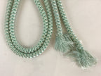 Japanese Obijime Kimono Accessory Silk Kumihimo Vtg Kimono Cord Lt Blue OJ174